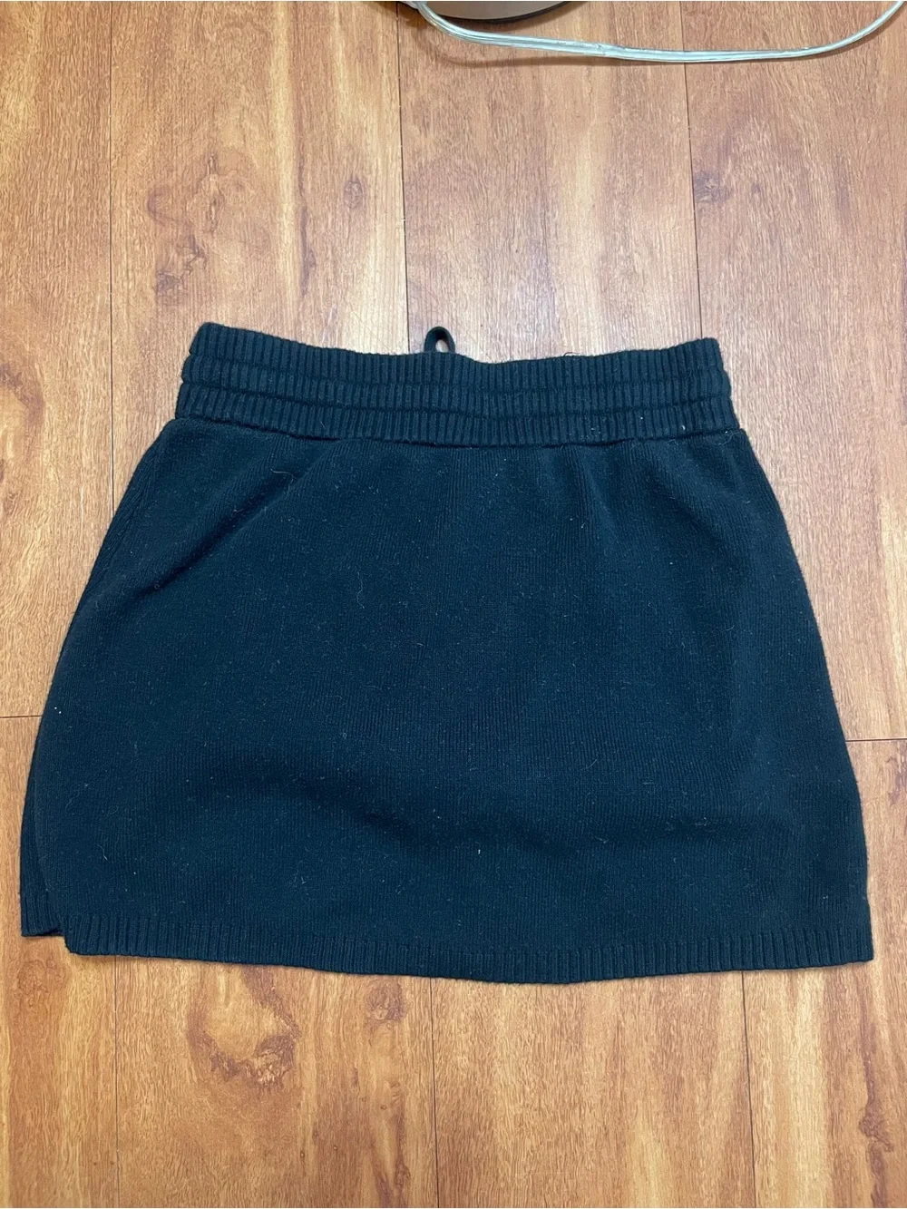 Alo Black Knit Cargo Skort | Built-In Shorts w Pockets | Size Small